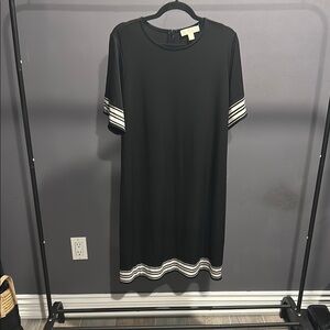Michael Kors Black Dress with White Trim